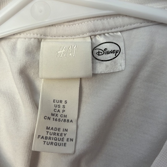 H&M Disney Collaboration Mickey Mouse Sunflower Tee Shrit Size S - Picture 6 of 6